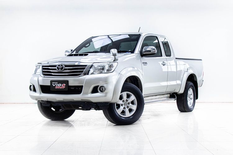 Toyota Hilux Vigo 2014 2.5 E Prerunner Pickup ดีเซล ไม่ติดแก๊ส เกียร์อัตโนมัติ เทา