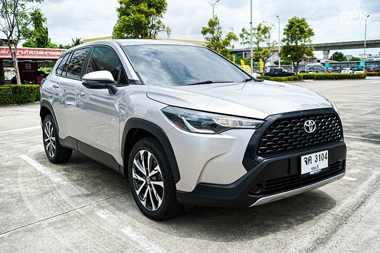 Toyota Corolla Cross 2021 1.8 Sport Utility-car เบนซิน ไม่ติดแก๊ส เกียร์อัตโนมัติ เทา รูปที่ 3