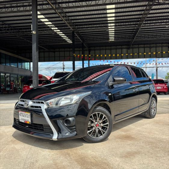 Toyota Yaris 2014 1.2 E Sedan เบนซิน ไม่ติดแก๊ส เกียร์อัตโนมัติ ดำ