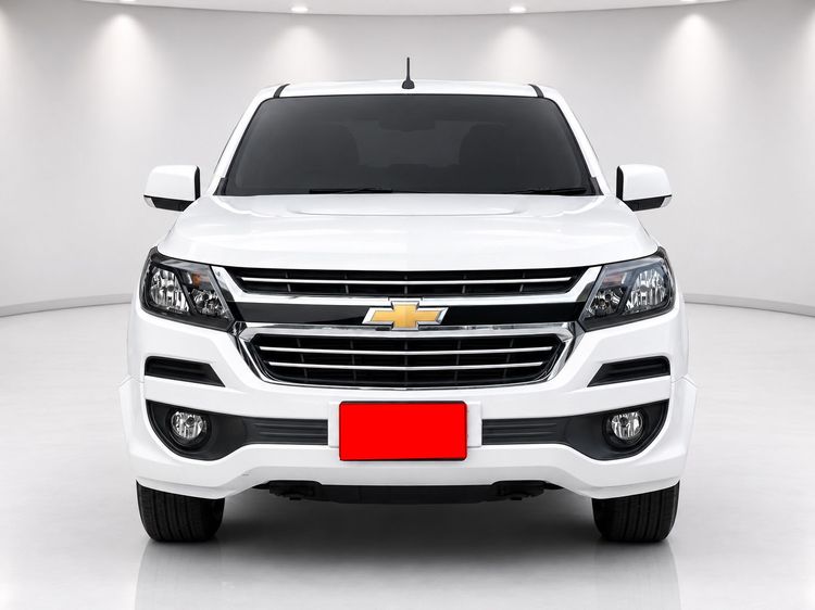Chevrolet Colorado 2018 2.5 LT Pickup ดีเซล ไม่ติดแก๊ส เกียร์ธรรมดา ขาว