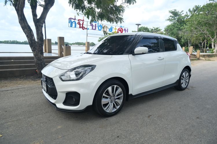 Suzuki Swift 2019 1.2 GLX Navi Sedan เบนซิน ไม่ติดแก๊ส เกียร์อัตโนมัติ ขาว รูปที่ 3