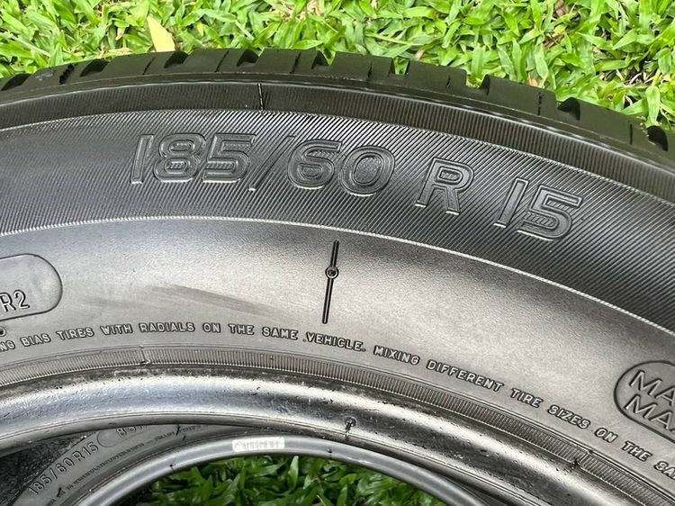 **ยาง Michelin XM2 185/60/15 ปี22 คู่ 800 บาท สภาพดี ไม่ปะ!! รูปที่ 5