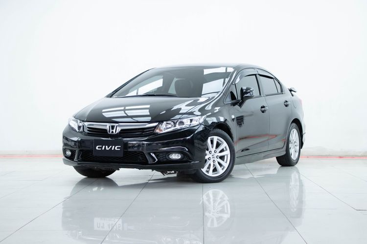 Honda Civic 2014 1.8 S i-VTEC Sedan เบนซิน ไม่ติดแก๊ส เกียร์อัตโนมัติ ดำ