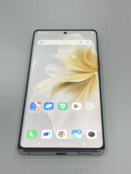 vivo V30e 5G 8+8 256 GB ขาว ไม่เคยซ่อม สแกนได้ แบตนาน ราคถูกใจ