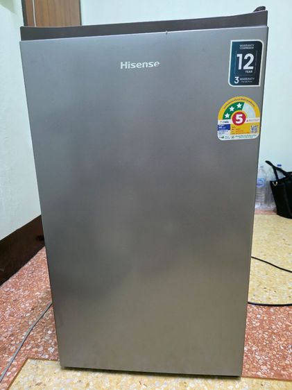 HISENSE ตู้เย็น 1 ประตู (3.4 คิว, สีเงิน) รุ่น RR121D4TGN