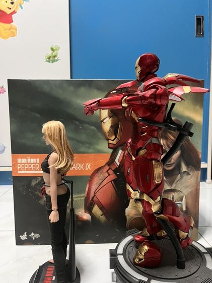 hot toys iron man mk 9 & peper รูปที่ 8
