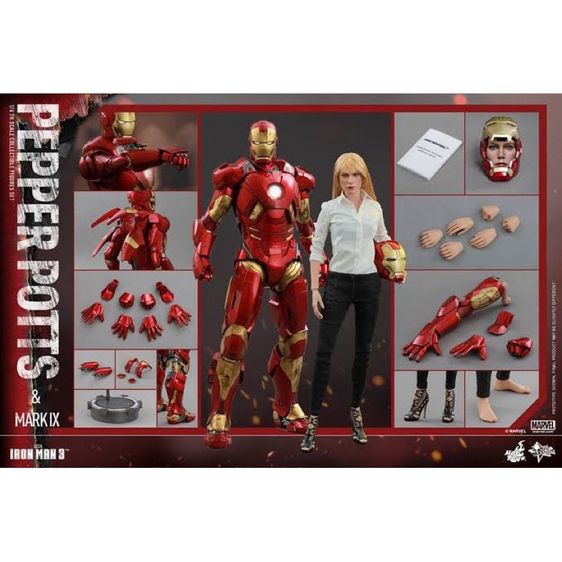 อื่นๆ hot toys iron man mk 9 & peper