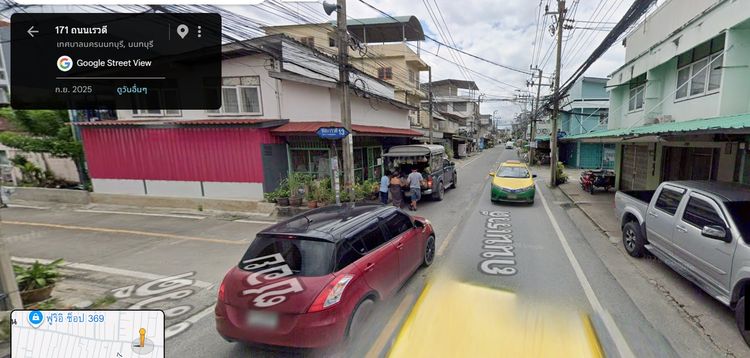 ขายที่ดินเปล่า ทำเลทอง ซอยเรวดี 13–15 เมืองนนทบุรี เข้าออกได้ 2 ซอย ใกล้ MRTและ Central รูปที่ 4