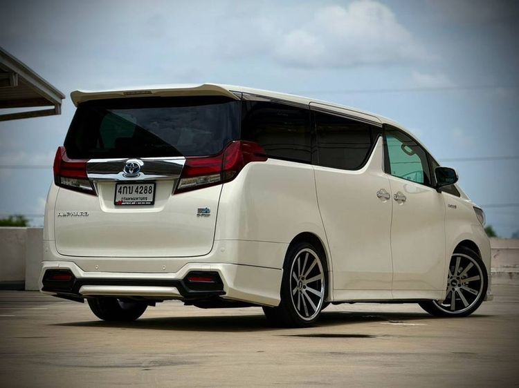 Toyota Alphard 2015 2.5 Hybrid E-Four 4WD Utility-car ไฮบริด ไม่ติดแก๊ส เกียร์อัตโนมัติ ขาว รูปที่ 3