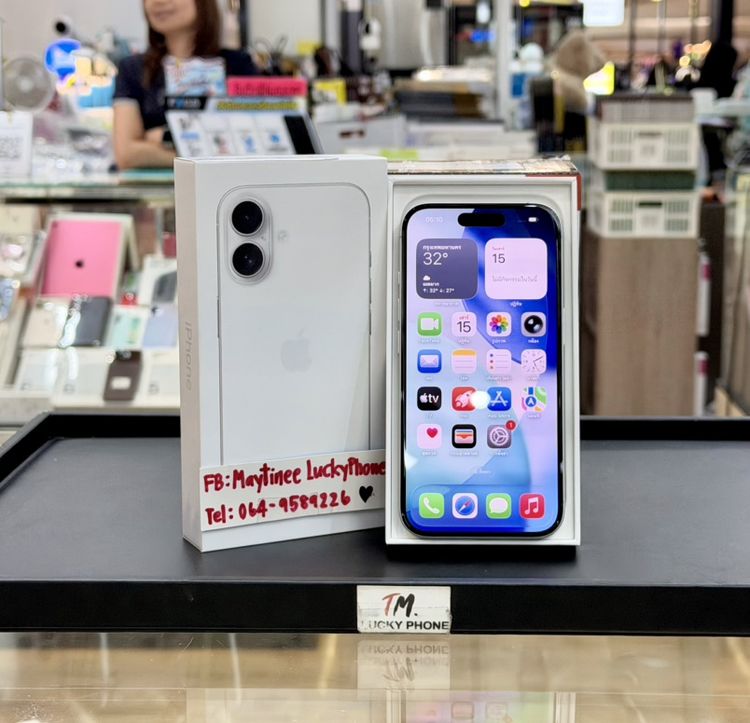 iPhone 16 ความจุุ 128GB สีขาว สวยมากครบกล่อง รูปที่ 7