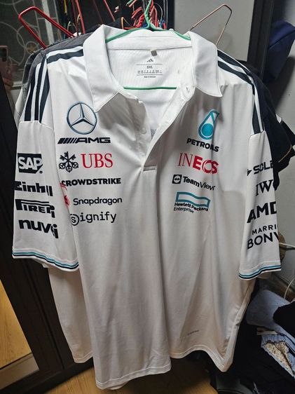 อื่นๆ 2026 Mercedes AMG POLO F1 ทีมไดร์เวอร์​มี​1 ตัว เสื้อยืด Polo Formula One 5xl ตัวละ​180 รวมส่ง