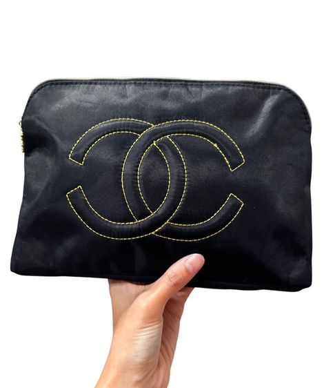อื่นๆ ผ้า หญิง ดำ CHANEL  Coco Mark Novelty Pouch Beauty Premium Giftกระเป๋าคลัทช์รุ่นพิเศษ CHANEL