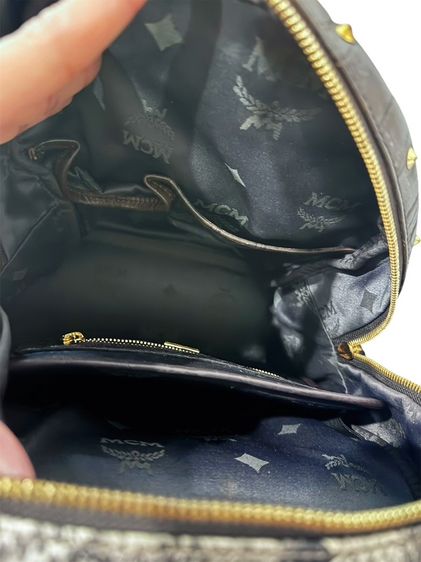 MCM Backpack ransel MCMกระเป๋าเป้แบรนด์ MCM รุ่น Stark Made in Korea รูปที่ 8