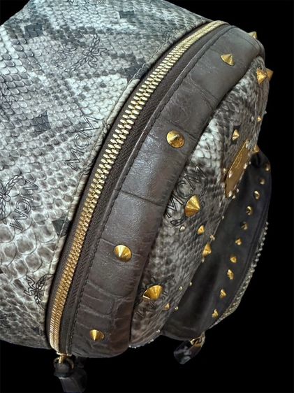 MCM Backpack ransel MCMกระเป๋าเป้แบรนด์ MCM รุ่น Stark Made in Korea รูปที่ 10