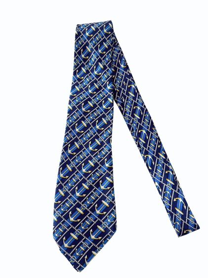 CELINE Necktie Made in Spainเนกไทผ้าไหมแบรนด์ ซีรีน รูปที่ 2