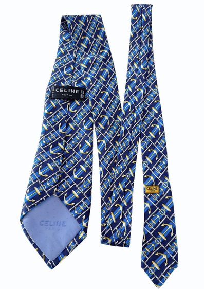 อื่นๆ CELINE Necktie Made in Spainเนกไทผ้าไหมแบรนด์ ซีรีน