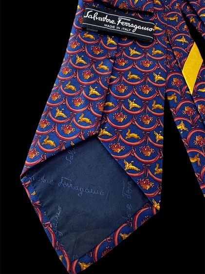 Salvatore Ferragamo Necktie Made in Italy)เนกไทซัลวาตอเร่ เฟอร์รากาโม รูปที่ 3