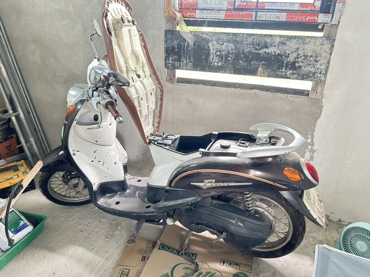 > 🛵 [ขาย] Yamaha Fino 114cc ปี 2007 (รถบ้านขายเอง)> ✅ เอกสารครบ มีเล่มทะเบียน พร้อมโอนทันที!> ✅ สภาพ: เน้นขายตามสภาพตามอายุการใช้งาน >  ✅ เครื่องยนต์: 114