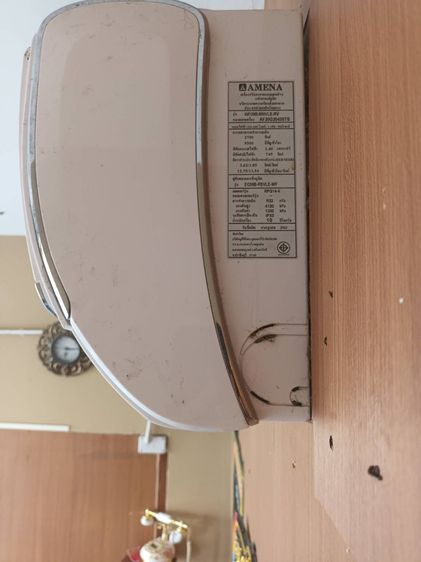 แอร์ปี 63 ลองเทสก่อนถอด แอร์ติดผนัง AMENA 9,500 BTU น้ำยา R32 คอยล์ทองแดงแท้ สภาพดีเยี่ยม มาถอดเองนะคะ รูปที่ 3