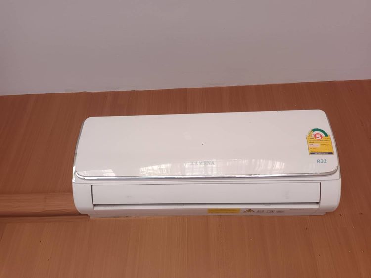 แอร์ปี 63 ลองเทสก่อนถอด แอร์ติดผนัง AMENA 9,500 BTU น้ำยา R32 คอยล์ทองแดงแท้ สภาพดีเยี่ยม มาถอดเองนะคะ รูปที่ 2