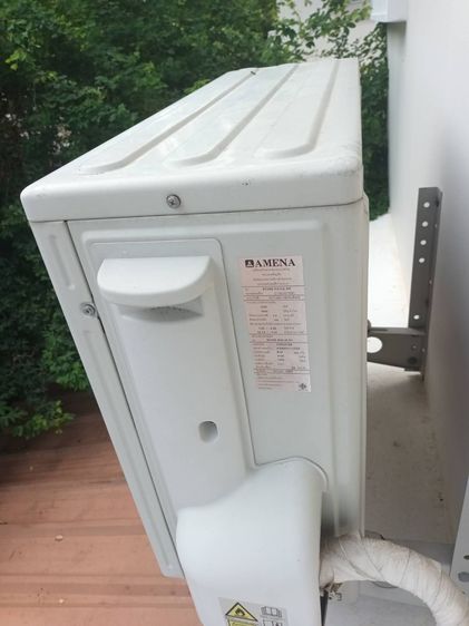 แอร์ปี 63 ลองเทสก่อนถอด แอร์ติดผนัง AMENA 9,500 BTU น้ำยา R32 คอยล์ทองแดงแท้ สภาพดีเยี่ยม มาถอดเองนะคะ