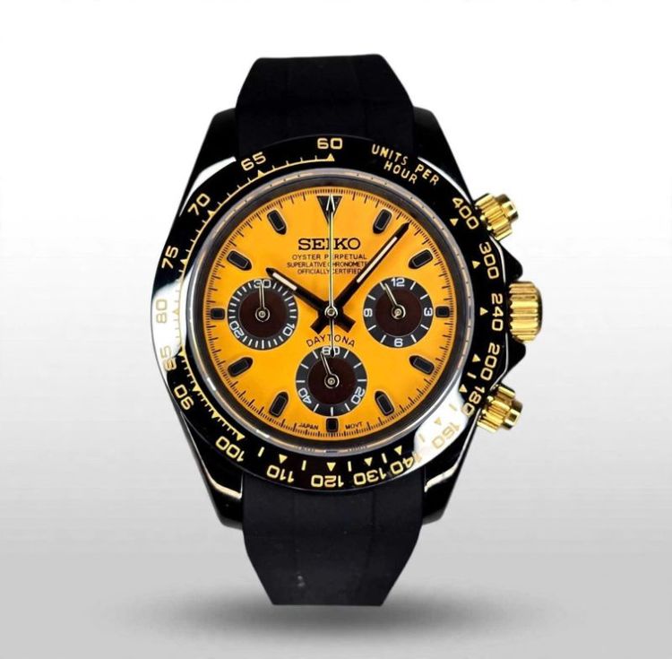 Seiko อื่นๆ Custom Modify Daytona Bumblebee Yellow Dial