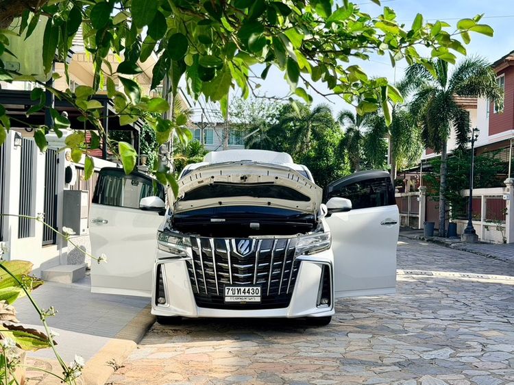 Toyota Alphard 2019 2.5 S C-Package Utility-car เบนซิน ไม่ติดแก๊ส เกียร์อัตโนมัติ ขาว