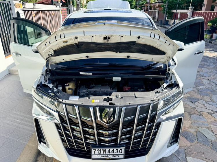 Toyota Alphard 2019 2.5 S C-Package Utility-car เบนซิน ไม่ติดแก๊ส เกียร์อัตโนมัติ ขาว