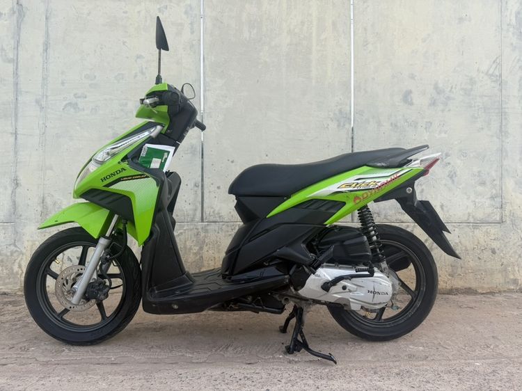 2010 Honda Click i หัวฉีด ตัวล้อแม็ค สีเขียว