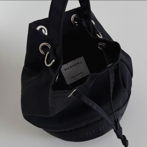 Marhenj - Lexy Black Bucket Shoulder Bag ( black ) รูปที่ 9