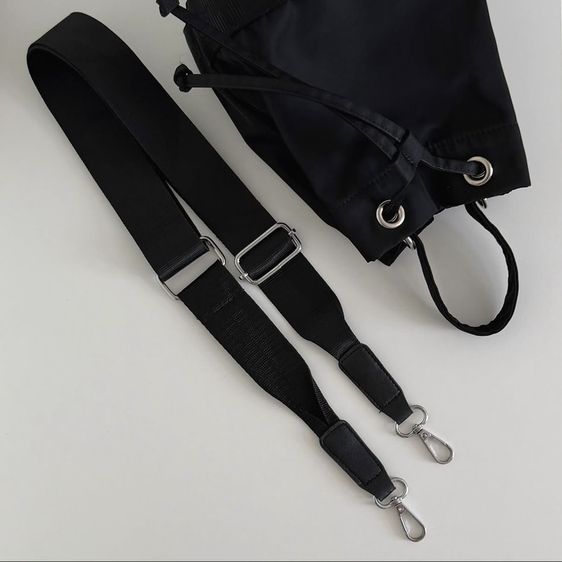 Marhenj - Lexy Black Bucket Shoulder Bag ( black ) รูปที่ 7