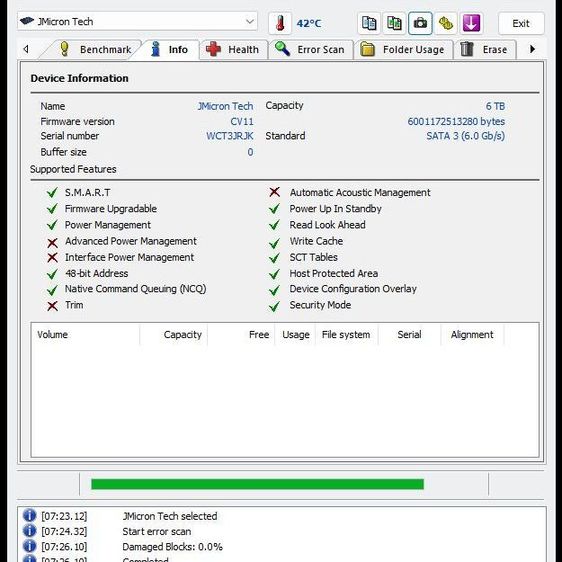 Harddisk 6TB ฮาร์ดดิสยี่ห้อ Seagate รูปที่ 2