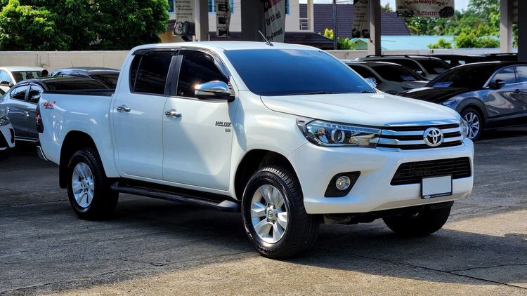 Toyota Hilux Revo 2017 2.8 G 4WD Pickup ดีเซล ไม่ติดแก๊ส เกียร์อัตโนมัติ ขาว รูปที่ 3