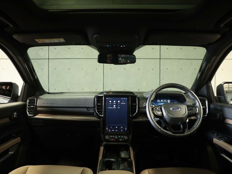 Ford Everest 2023 2.0 Bi-Turbo Titanium+ 4WD Utility-car ดีเซล ไม่ติดแก๊ส เกียร์อัตโนมัติ บรอนซ์เงิน รูปที่ 4