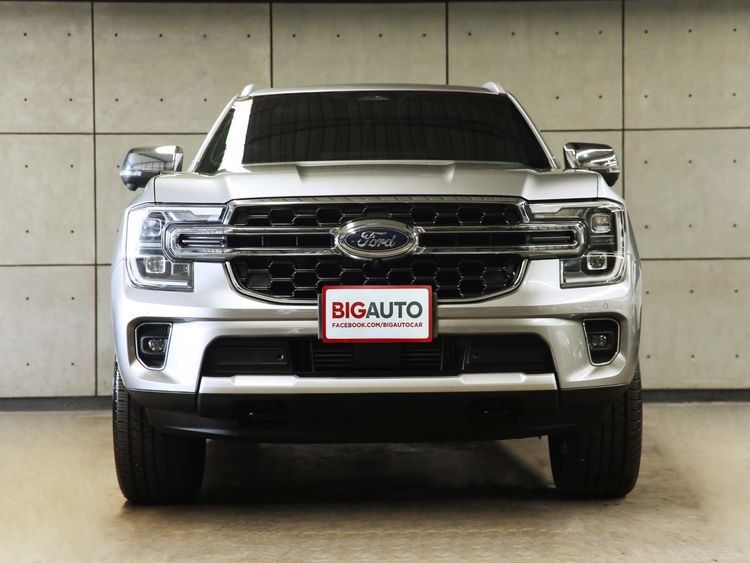 Ford Everest 2023 2.0 Bi-Turbo Titanium+ 4WD Utility-car ดีเซล ไม่ติดแก๊ส เกียร์อัตโนมัติ บรอนซ์เงิน รูปที่ 2