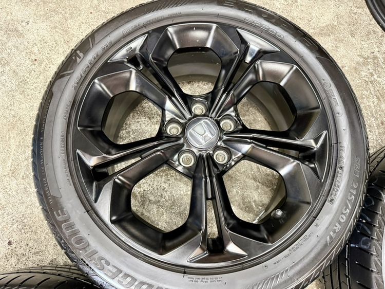 ล้อแม็ก HONDA CIVIC RS ขอบ 17” สีเดิมโรงงานยาง BRIDGESTONE 215-50R17 ปลายปี 24 ดอกยางสวยพร้อมใช้งาน รูปที่ 7