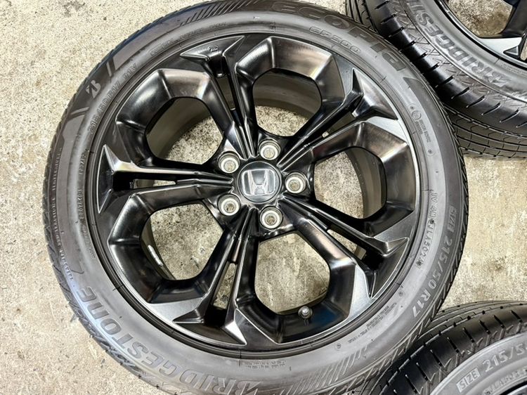 ล้อแม็ก HONDA CIVIC RS ขอบ 17” สีเดิมโรงงานยาง BRIDGESTONE 215-50R17 ปลายปี 24 ดอกยางสวยพร้อมใช้งาน รูปที่ 6