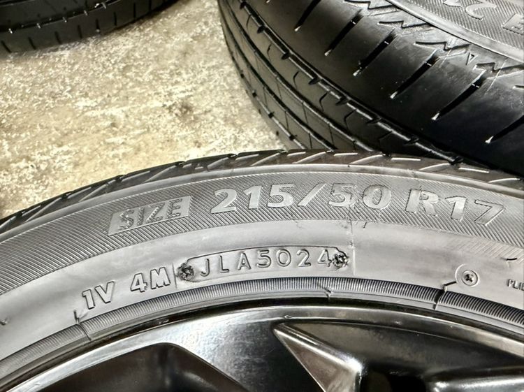 ล้อแม็ก HONDA CIVIC RS ขอบ 17” สีเดิมโรงงานยาง BRIDGESTONE 215-50R17 ปลายปี 24 ดอกยางสวยพร้อมใช้งาน รูปที่ 9