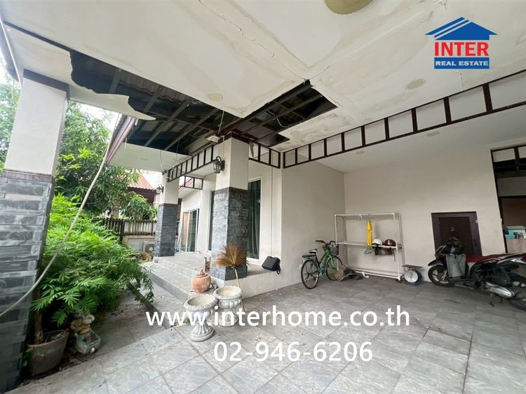 บ้านเดี่ยว 2 ชั้น 54.4 ตร.ว. บ้านเดี่ยว ใกล้รถไฟฟ้าสายสีชมพู PK28ใกล้แฟชั่นไอส์แลนด์ ถนนประชาร่วมใจ ถนนนิมิตรใหม่ ถนนรามคำแหง เขตมีนบุรี รูปที่ 3