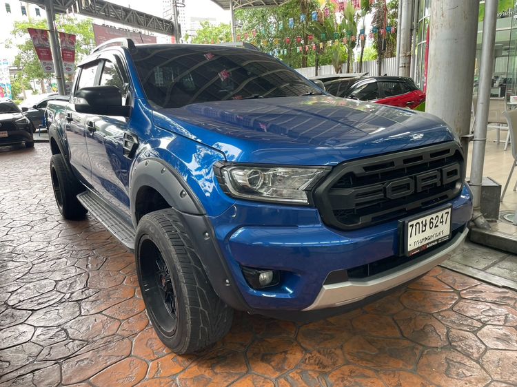 รถ Ford Ranger 2.2 Hi-Rider XLT สี น้ำเงิน