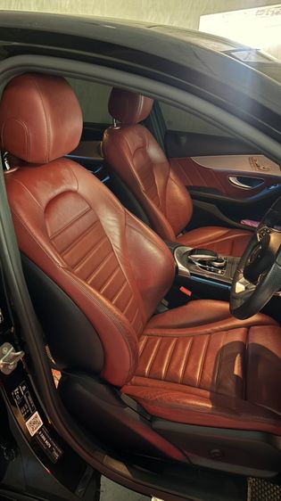Mercedes-Benz C-Class 2018 C350 Sedan ปลั๊กอินไฮบริด (PHEV) ไม่ติดแก๊ส เกียร์อัตโนมัติ ดำ รูปที่ 4