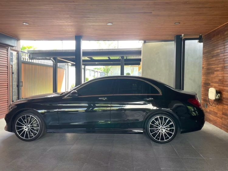 Mercedes-Benz C-Class 2018 C350 Sedan ปลั๊กอินไฮบริด (PHEV) ไม่ติดแก๊ส เกียร์อัตโนมัติ ดำ
