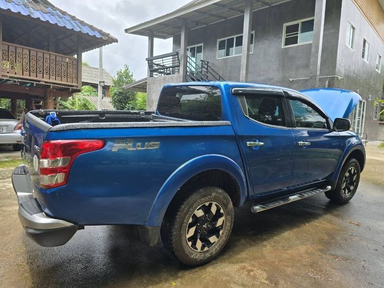 Mitsubishi Triton 2016 2.4 Plus GLS Limited Pickup ดีเซล ไม่ติดแก๊ส เกียร์ธรรมดา ฟ้า รูปที่ 2