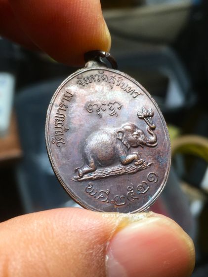 เหรียญช้างหมอบ ปี 2521 หลวงปู่ดุลย์ อตุโล วัดบูรพาราม จ.สุรินทร์ รูปที่ 5