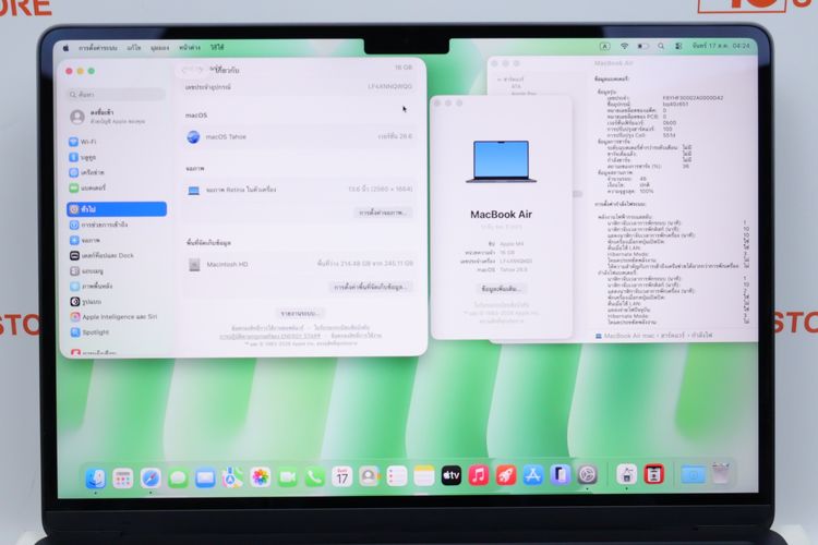 MacBook Air M4 13" 16.256GB รูปที่ 2