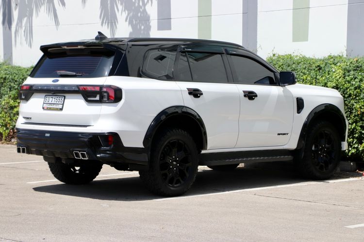 Ford Everest 2024 2.0 Turbo Sport Utility-car ดีเซล ไม่ติดแก๊ส เกียร์อัตโนมัติ ขาว รูปที่ 4