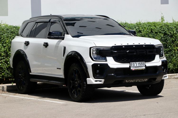 Ford Everest 2024 2.0 Turbo Sport Utility-car ดีเซล ไม่ติดแก๊ส เกียร์อัตโนมัติ ขาว รูปที่ 3