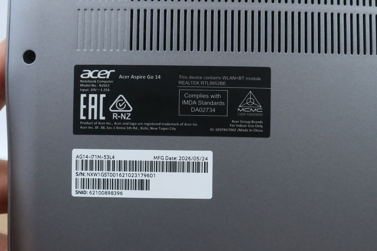 Acer Aspire Go 14 Core Ultra 5 125H RAM16.512GB รูปที่ 11
