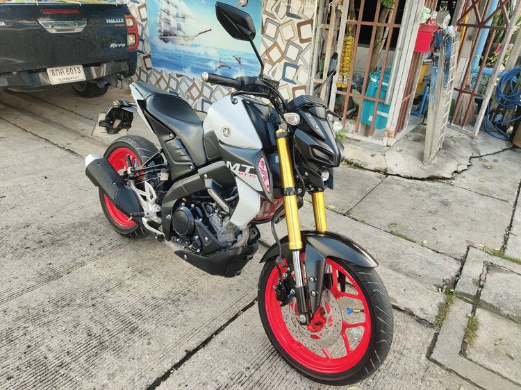 🛵ยังไงก็ขาย MT-15 ปี 64 เครื่องดี สีสวย สตาร์ทมือ เล่มชุดโอนครบ+เปลี่ยนถ่ายน้ำมันเครื่องฟรี ส่งฟรี30 ก.ม รูปที่ 5