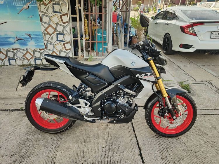🛵ยังไงก็ขาย MT-15 ปี 64 เครื่องดี สีสวย สตาร์ทมือ เล่มชุดโอนครบ+เปลี่ยนถ่ายน้ำมันเครื่องฟรี ส่งฟรี30 ก.ม รูปที่ 3